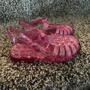 Pink with glitter gel shoes toddlers
